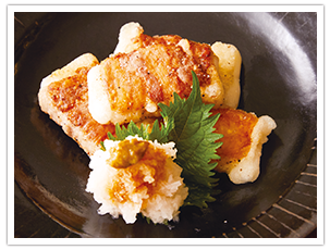お餅のパリパリ焼き