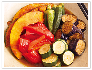 夏野菜の揚げ浸し
