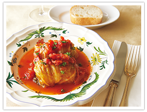 ロール白菜のトマト煮