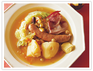 春野菜と豆のポトフ