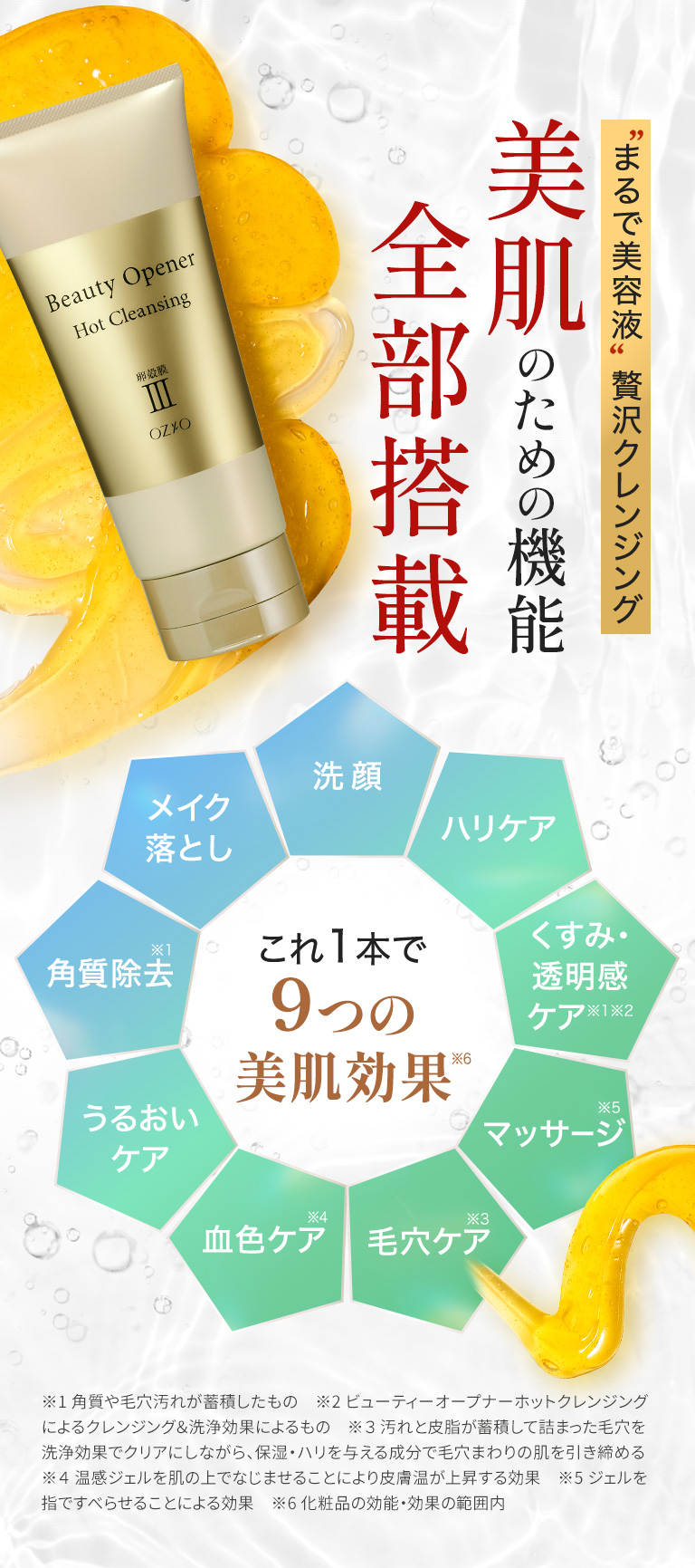 ビューティーオープナージェル/ホットクレンジングセット ビューティーオープナーホットクレンジング｜化粧品・スキンケア通販