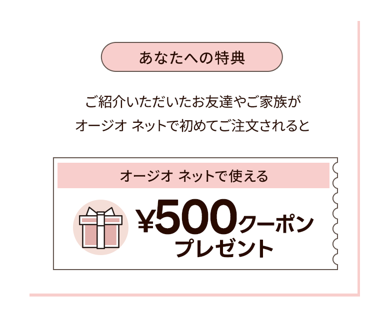あなた様への特典