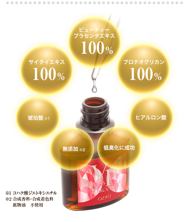 ヴィーナスプラセンタ原液｜原液300％配合の高濃度美容液｜化粧品