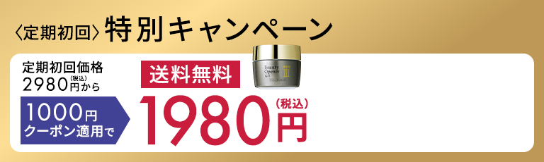 定期初回特別キャンペーン 1980円