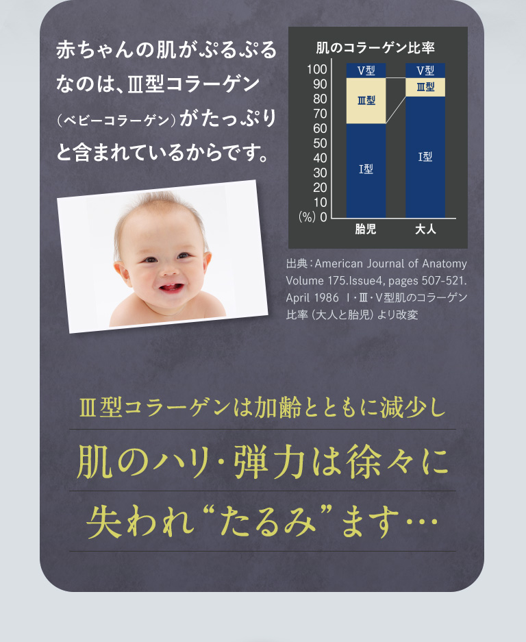 赤ちゃんの肌がぷるぷるなのは