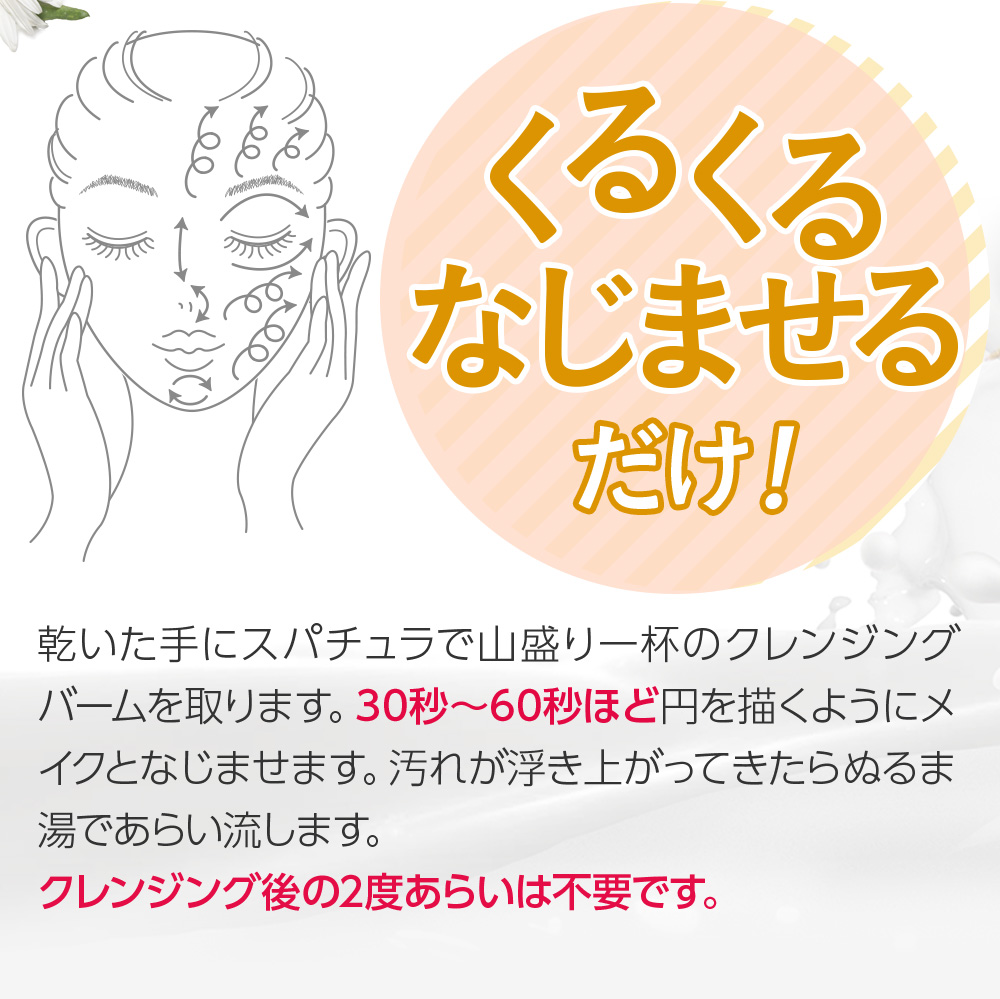 くるくるなじませるだけ