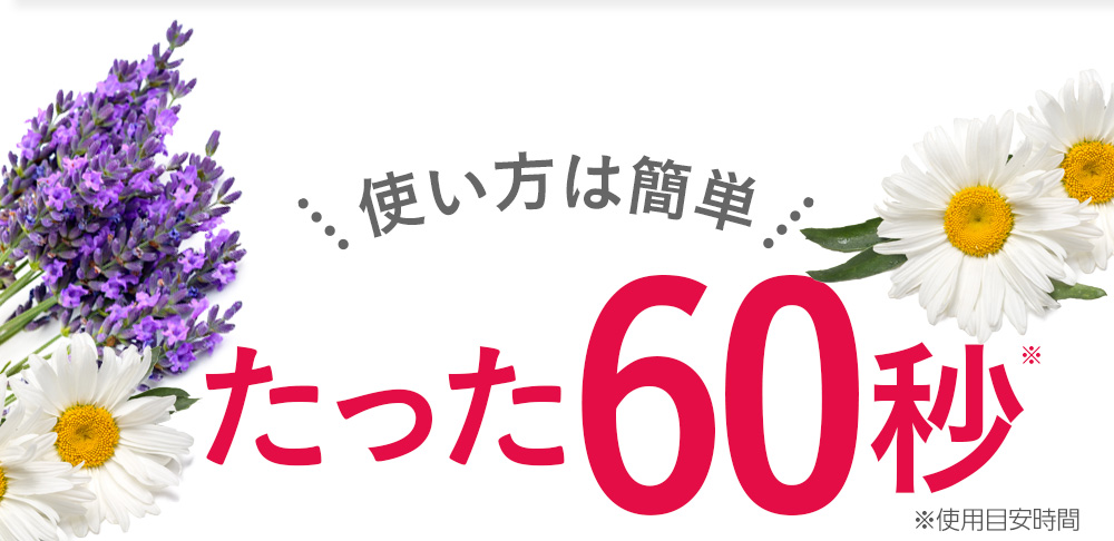 たった60秒