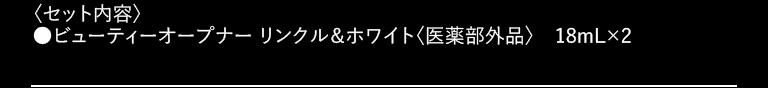 〈セット内容〉