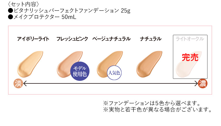 ビタナリッシュパーフェクトファンデーション