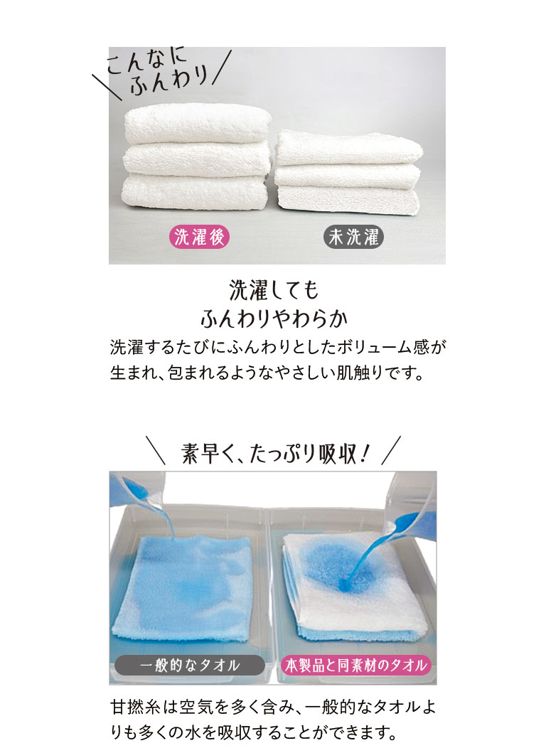 やわらかコットンタオル