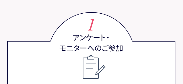 アンケート・モニターへのご参加