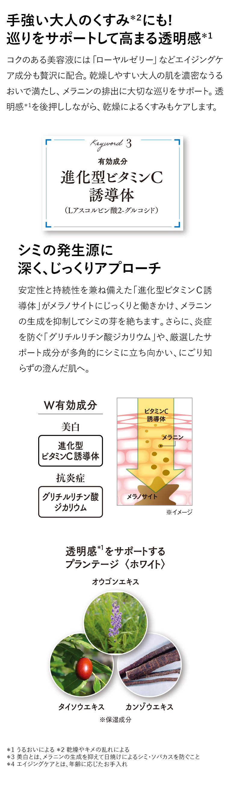 手強い大人のくすみにも！巡りをサポートして高まる透明感