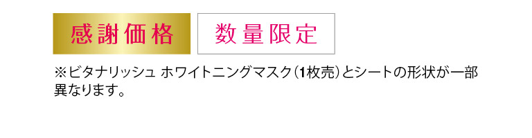 感謝価格　数量限定