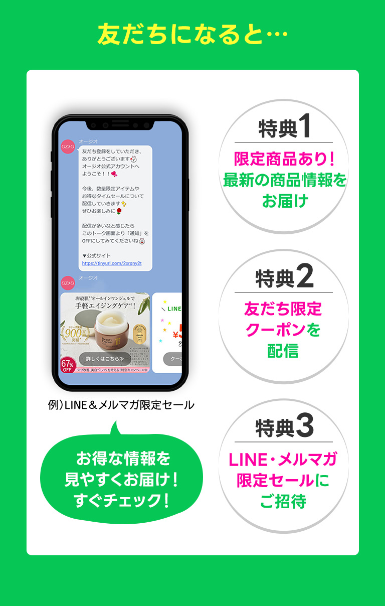 友だちになると…