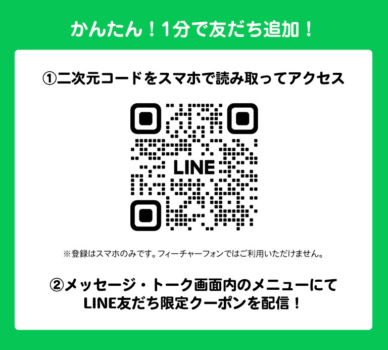 二次元Codeで友だち追加