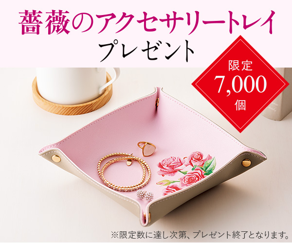 薔薇のアクセサリートレイプレゼント