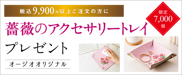 薔薇のアクセサリートレイプレゼント