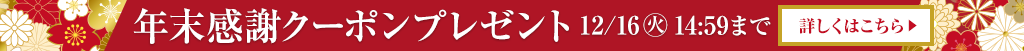 年末感謝クーポンプレゼント