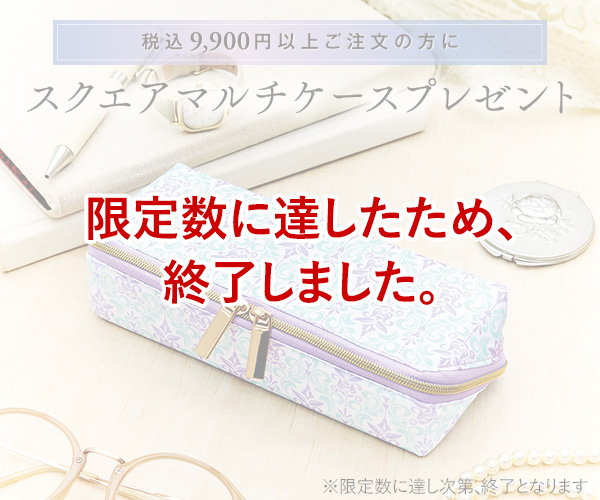 スクエアマルチケースプレゼント