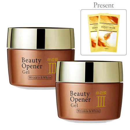 ビューティーオープナージェルリンクル＆ホワイト＜医薬部外品＞(チューブ) 50g 4個セット 美容液 ナイアシンアミド 卵殻膜 送料無料 オージオ ビューティーオープナージェル リンクルホワイト 50g